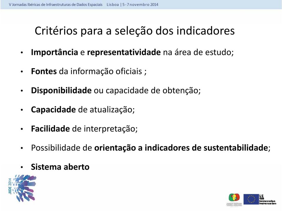 capacidade de obtenção; Capacidade de atualização; Facilidade de