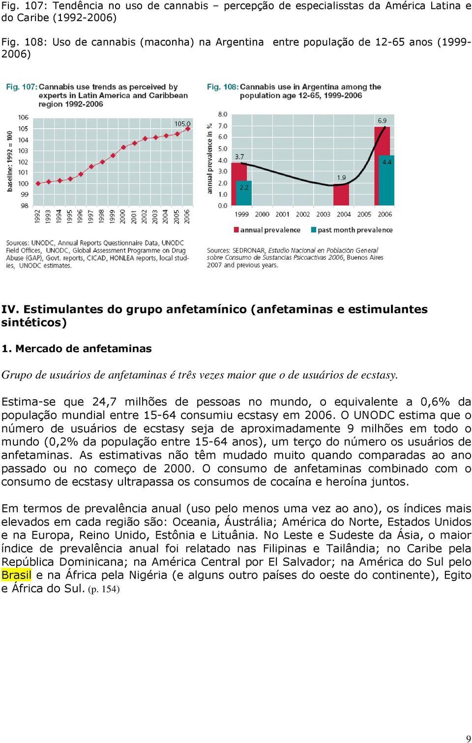 Mercado de anfetaminas Grupo de usuários de anfetaminas é três vezes maior que o de usuários de ecstasy.