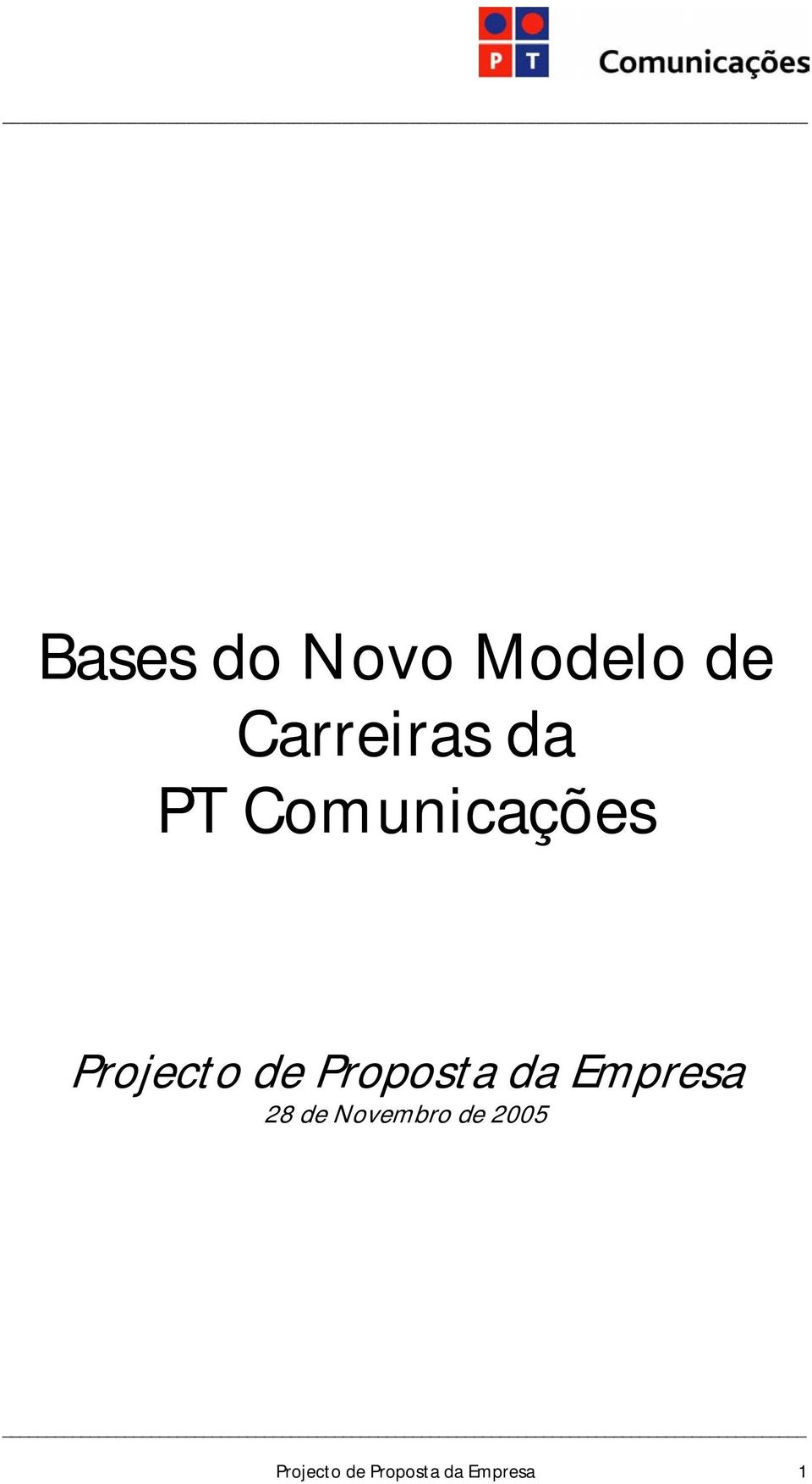 Proposta da Empresa 28 de Novembro