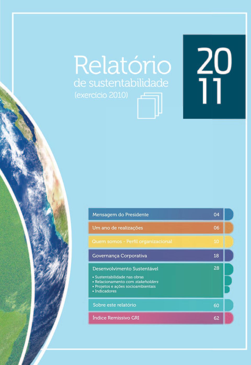 28 Sustentabilidade nas obras Relacionamento com stakeholders Projetos e