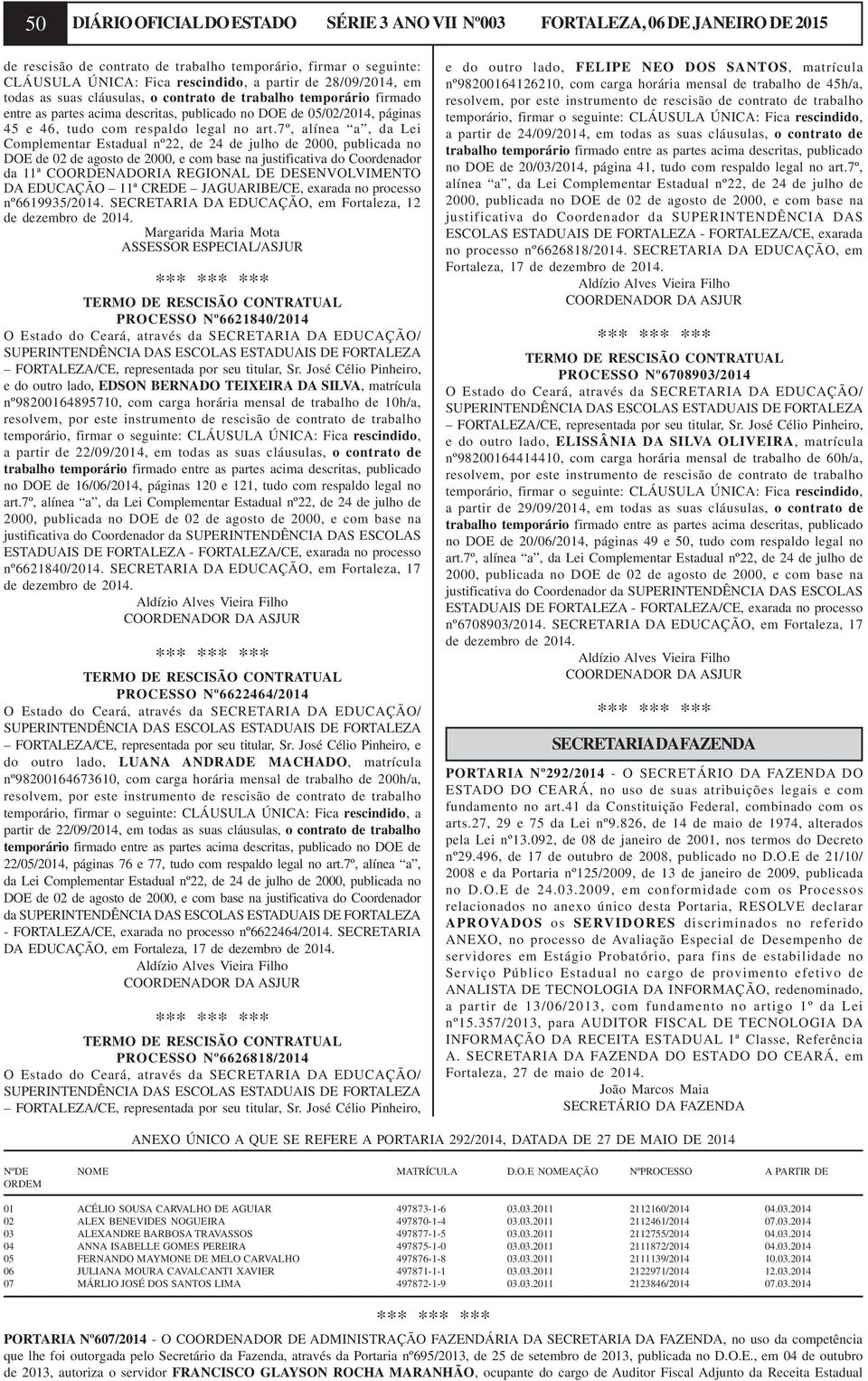 7º, alínea a, da Lei Complementar Estadual nº22, de 24 de julho de 2000, publicada no DOE de 02 de agosto de 2000, e com base na justificativa do Coordenador da 11ª COORDENADORIA REGIONAL DE