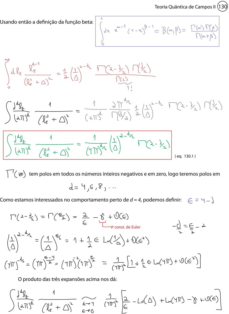 1 ) tem polos em todos os números inteiros negativos e em zero, logo