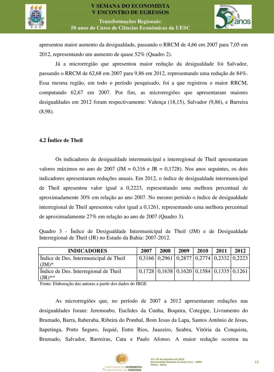 Essa mesma região, em todo o período pesquisado, foi a que registrou o maior RRCM, computando 62,67 em 2007.