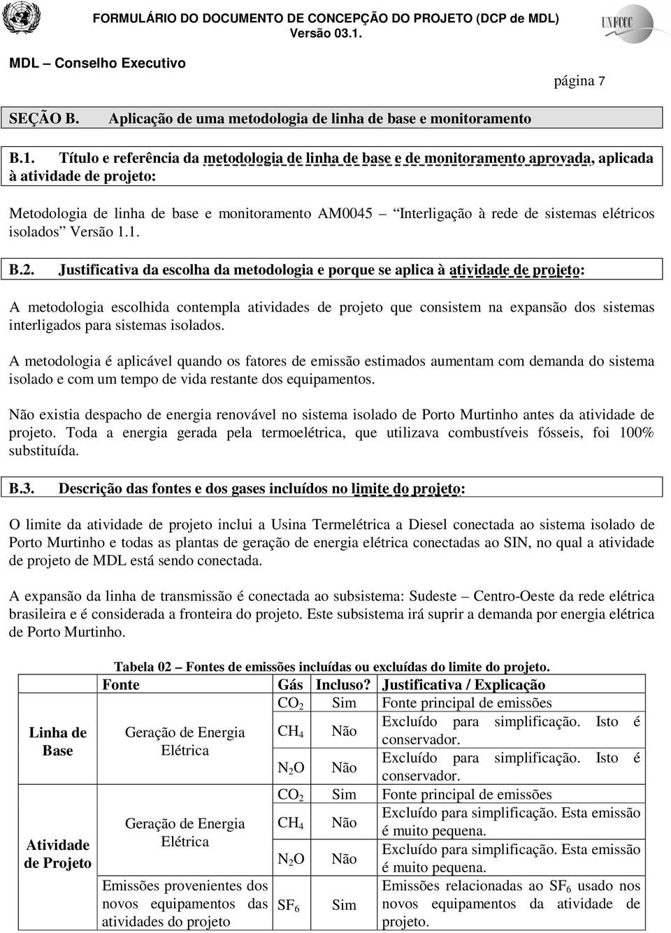 elétricos isolados Versão 1.1. B.2.