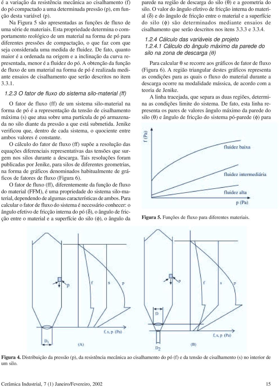 Esta propriedade determina o comportamento reológico de um material na forma de pó para diferentes pressões de compactação, o que faz com que seja considerada uma medida de fluidez.