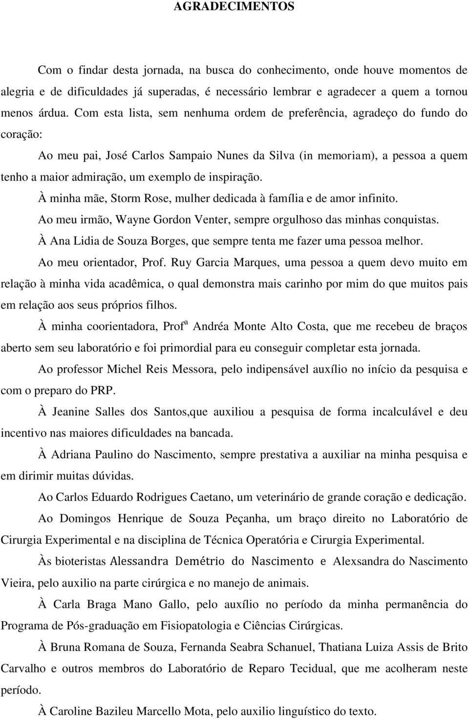 inspiração. À minha mãe, Storm Rose, mulher dedicada à família e de amor infinito. Ao meu irmão, Wayne Gordon Venter, sempre orgulhoso das minhas conquistas.