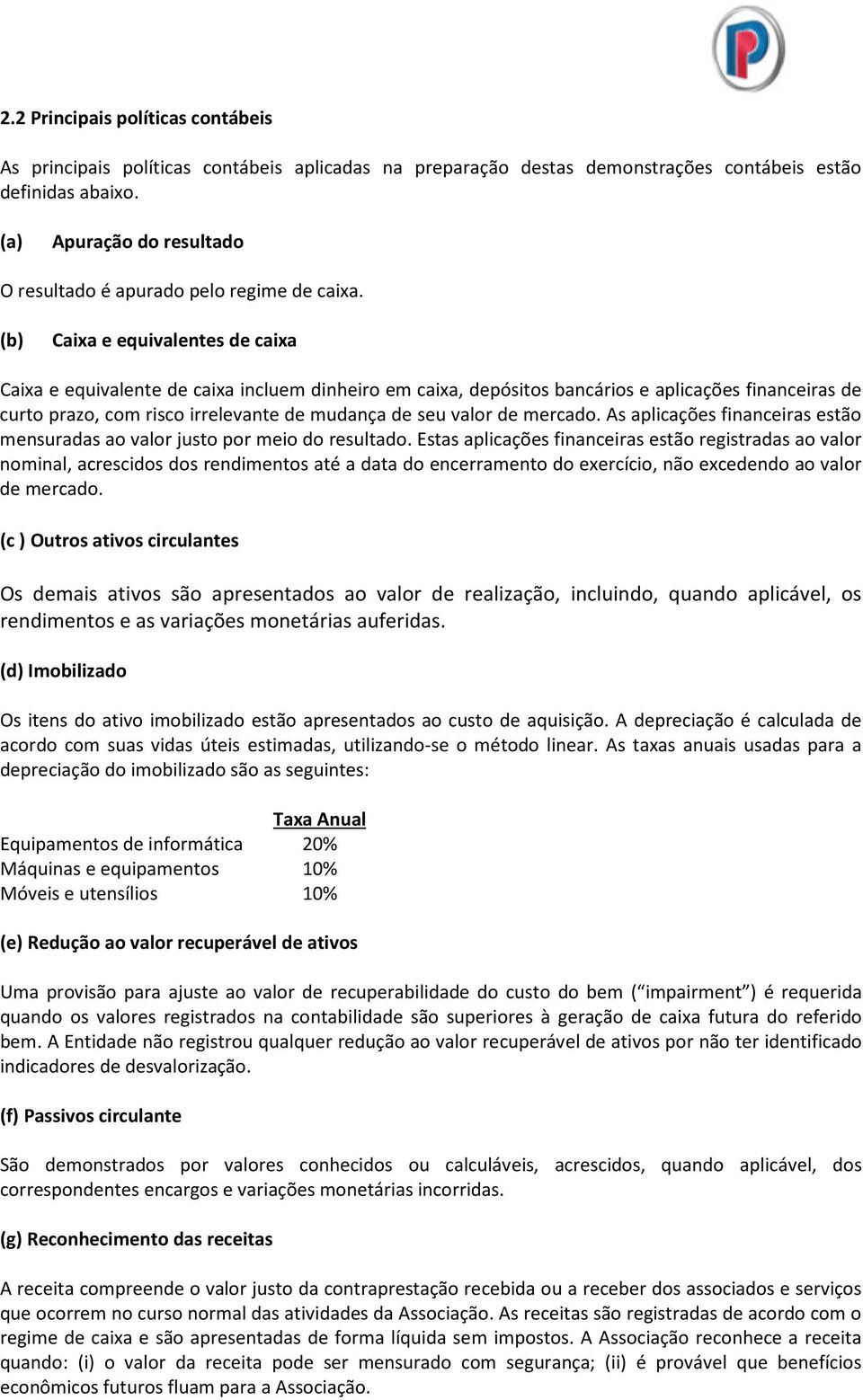 (b) Caixa e equivalentes de caixa Caixa e equivalente de caixa incluem dinheiro em caixa, depósitos bancários e aplicações financeiras de curto prazo, com risco irrelevante de mudança de seu valor de