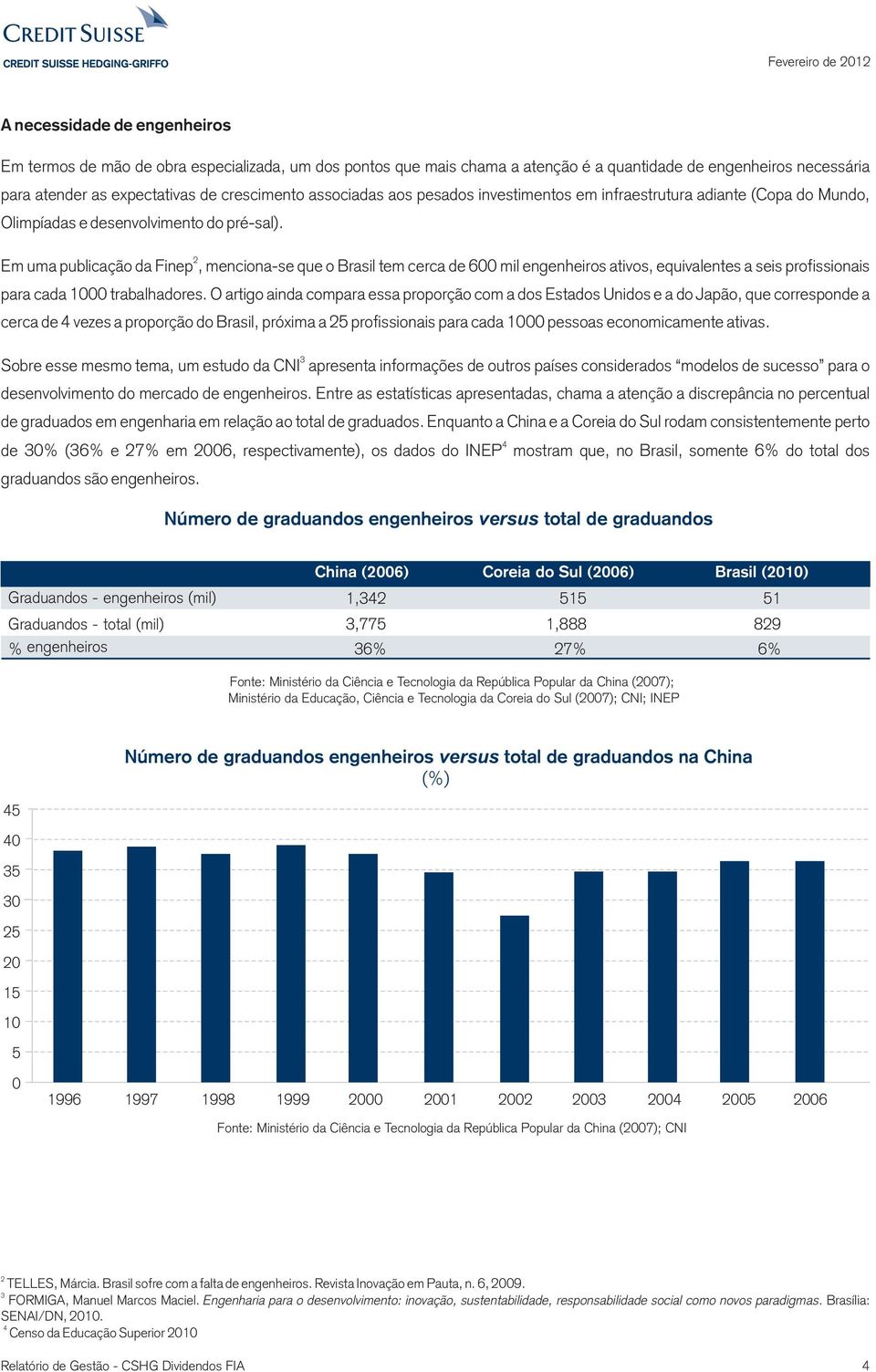 2 Em uma publicação da Finep, menciona-se que o Brasil tem cerca de 600 mil engenheiros ativos, equivalentes a seis profissionais para cada 00 trabalhadores.