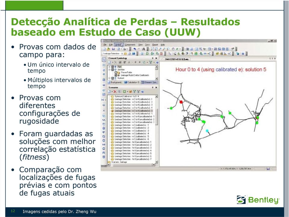 cofigurações de rugosidade Foram guardadas as soluções com melhor correlação estatística