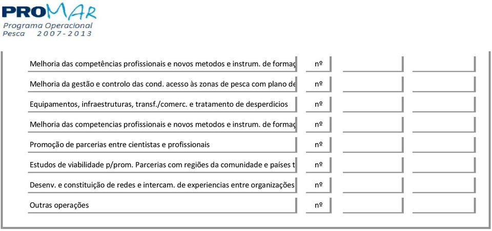 e tratamento de desperdicios Melhoria das competencias profissionais e novos metodos e instrum.