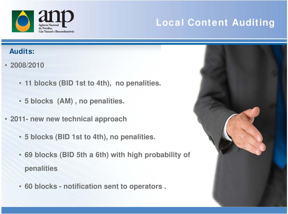 2011- new new technical approach 5 blocks (BID 1st to 4th), no penalities.