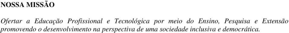 Extensão promovendo o desenvolvimento na