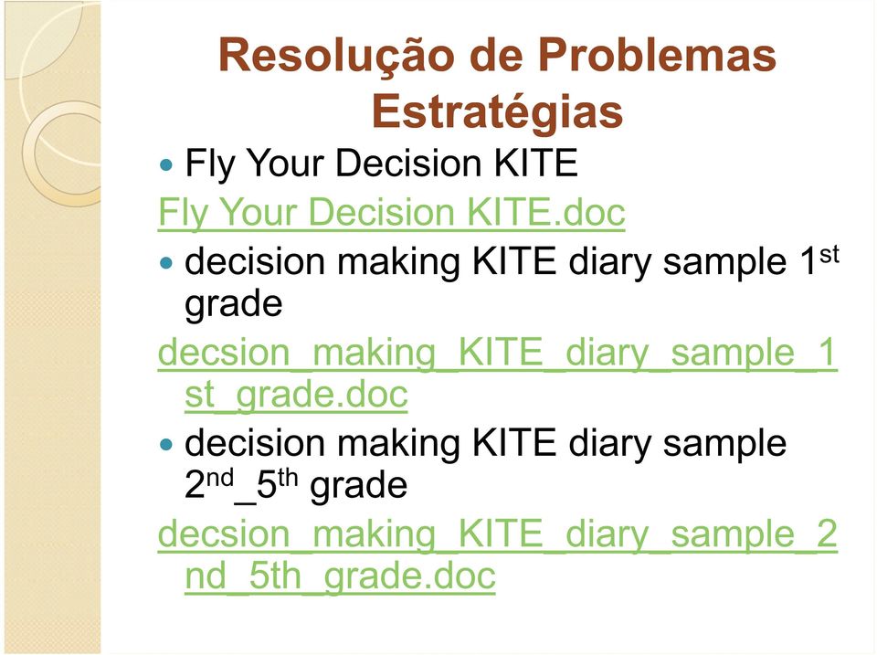 doc decision making KITE diary sample 1 st grade