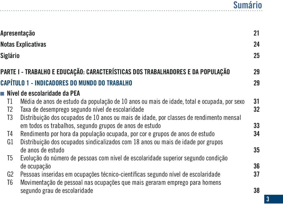 ocupados de 10 anos ou mais de idade, por classes de rendimento mensal em todos os trabalhos, segundo grupos de anos de estudo 33 T4 Rendimento por hora da população ocupada, por cor e grupos de anos