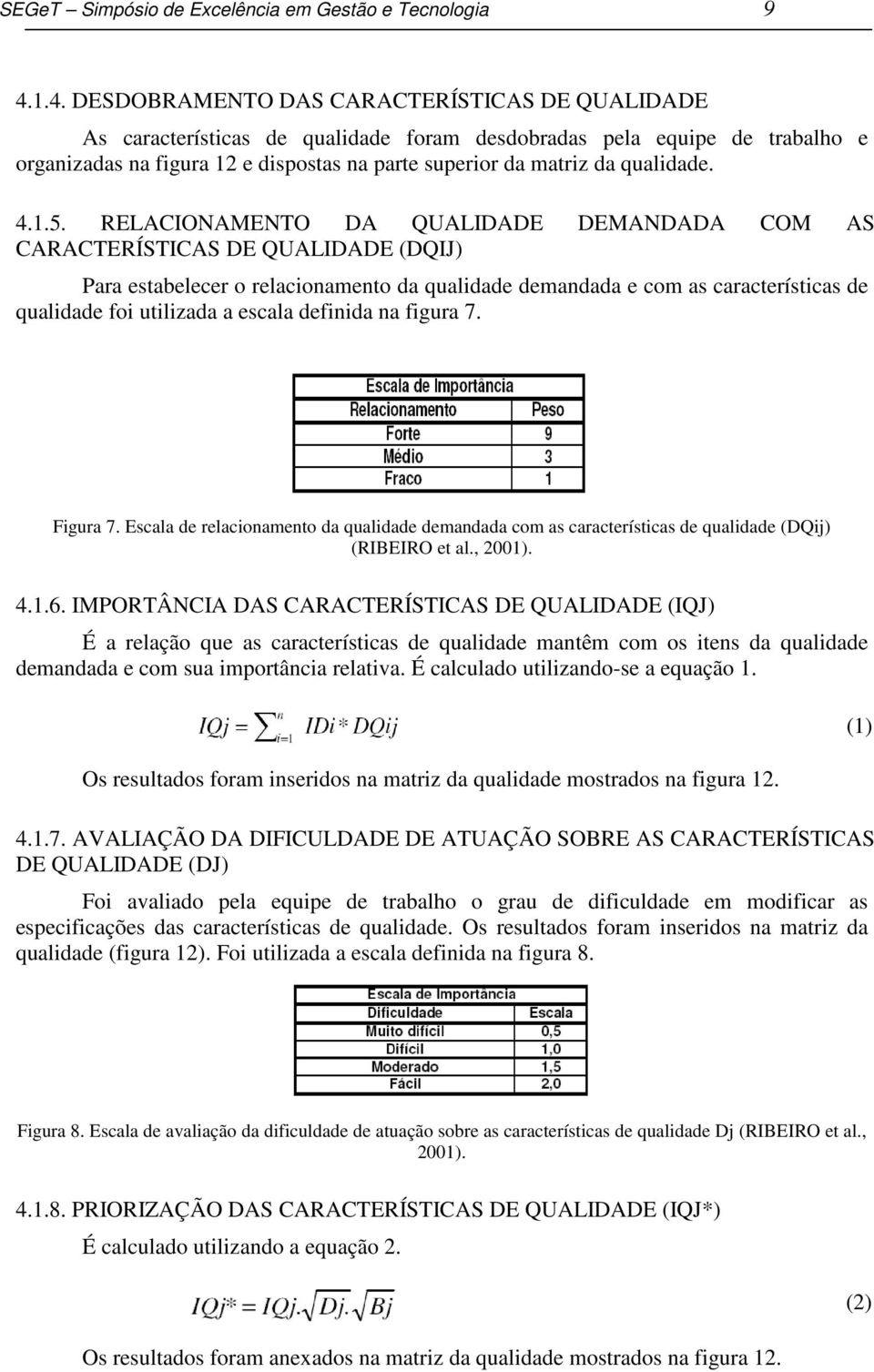 qualidade. 4.1.5.