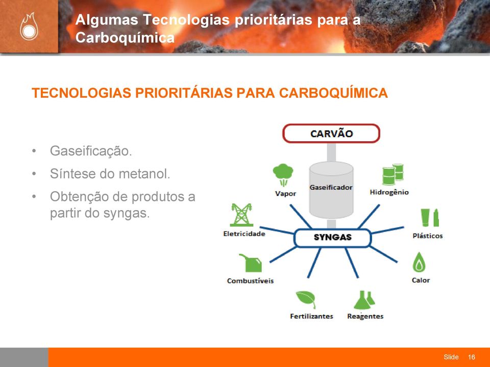 CARBOQUÍMICA Gaseificação.