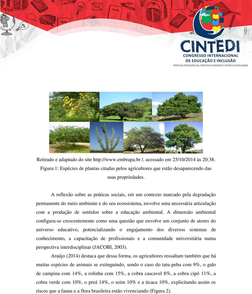 educação ambiental.