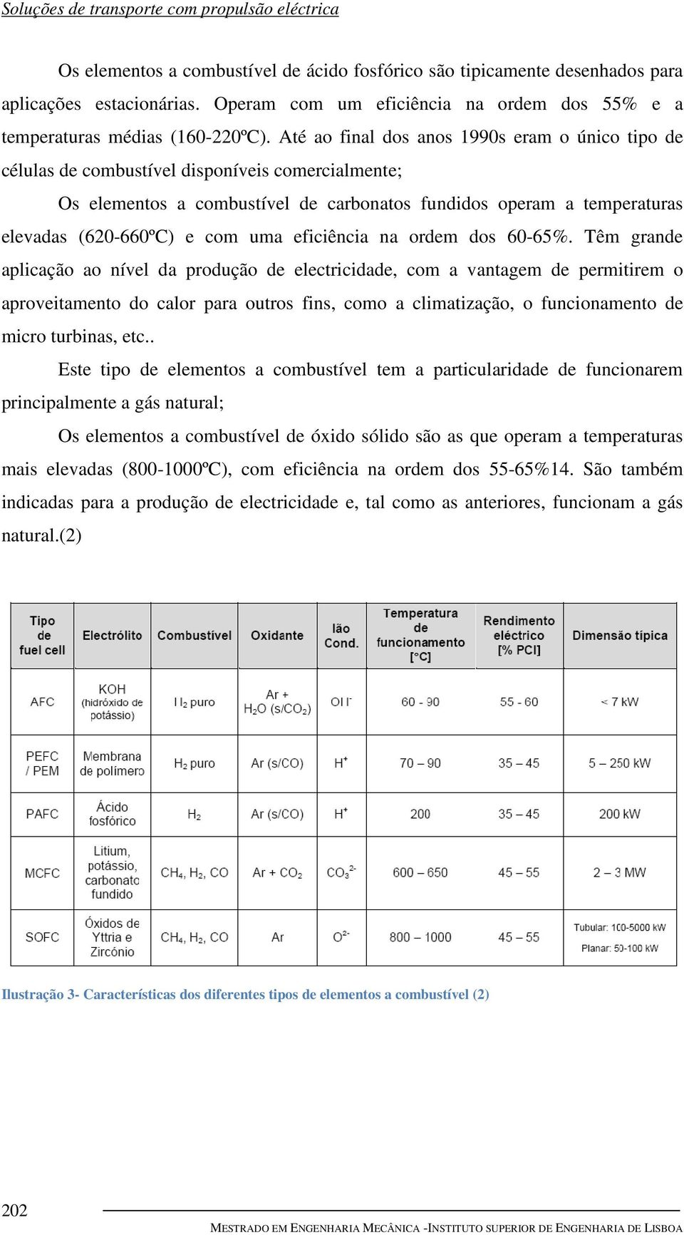 uma eficiência na ordem dos 60-65%.