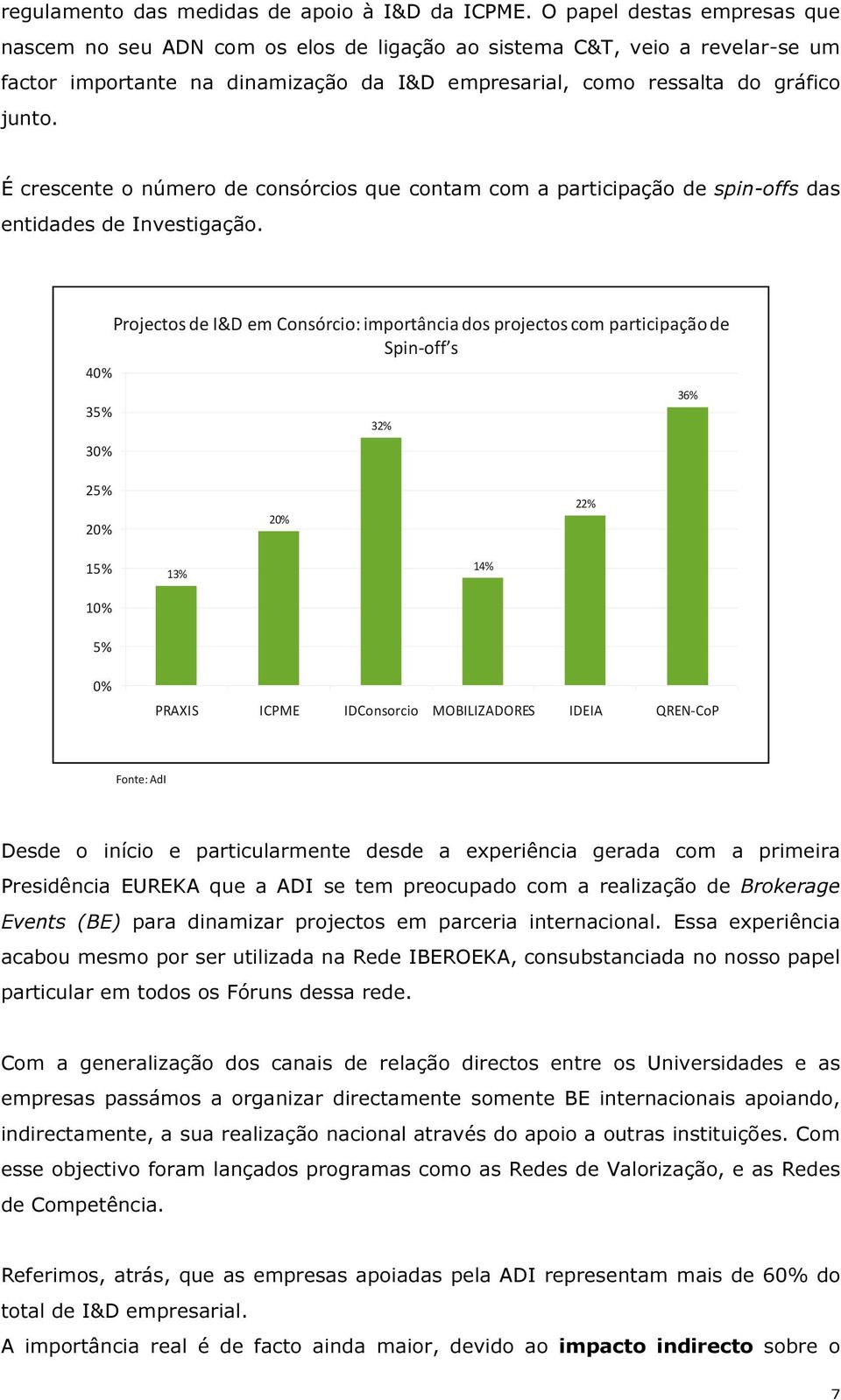 É crescente o número de consórcios que contam com a participação de spin-offs das entidades de Investigação.