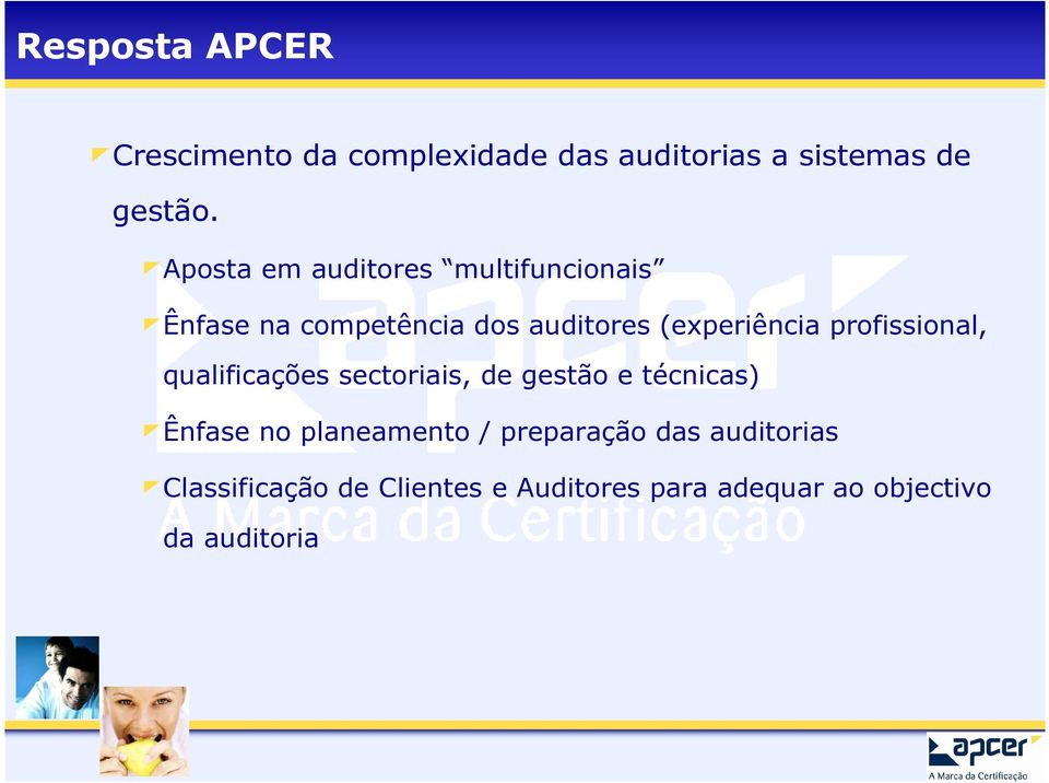 profissional, qualificações sectoriais, de gestão e técnicas) Ênfase no planeamento /