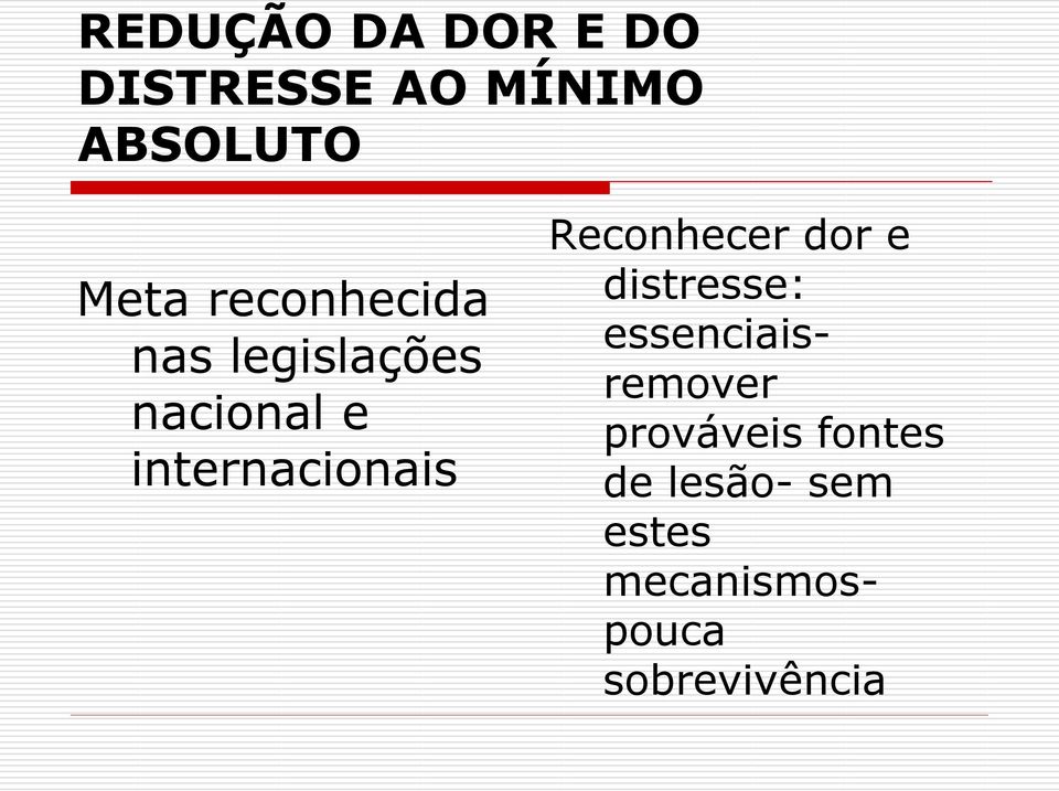 Reconhecer dor e distresse: essenciaisremover