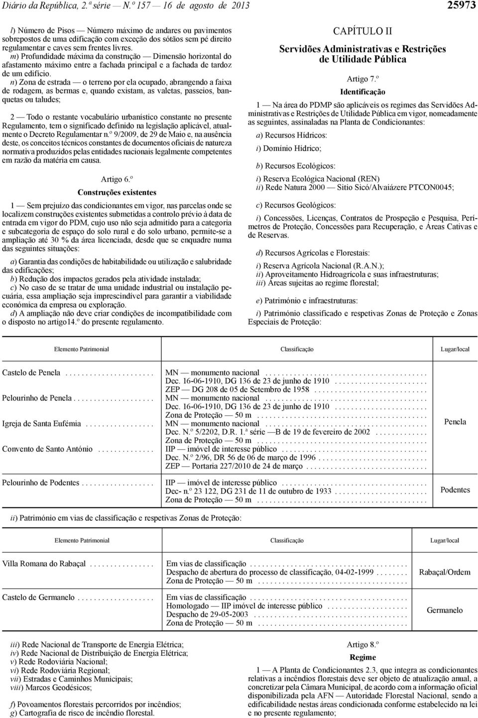 m) Profundidade máxima da construção Dimensão horizontal do afastamento máximo entre a fachada principal e a fachada de tardoz de um edifício.