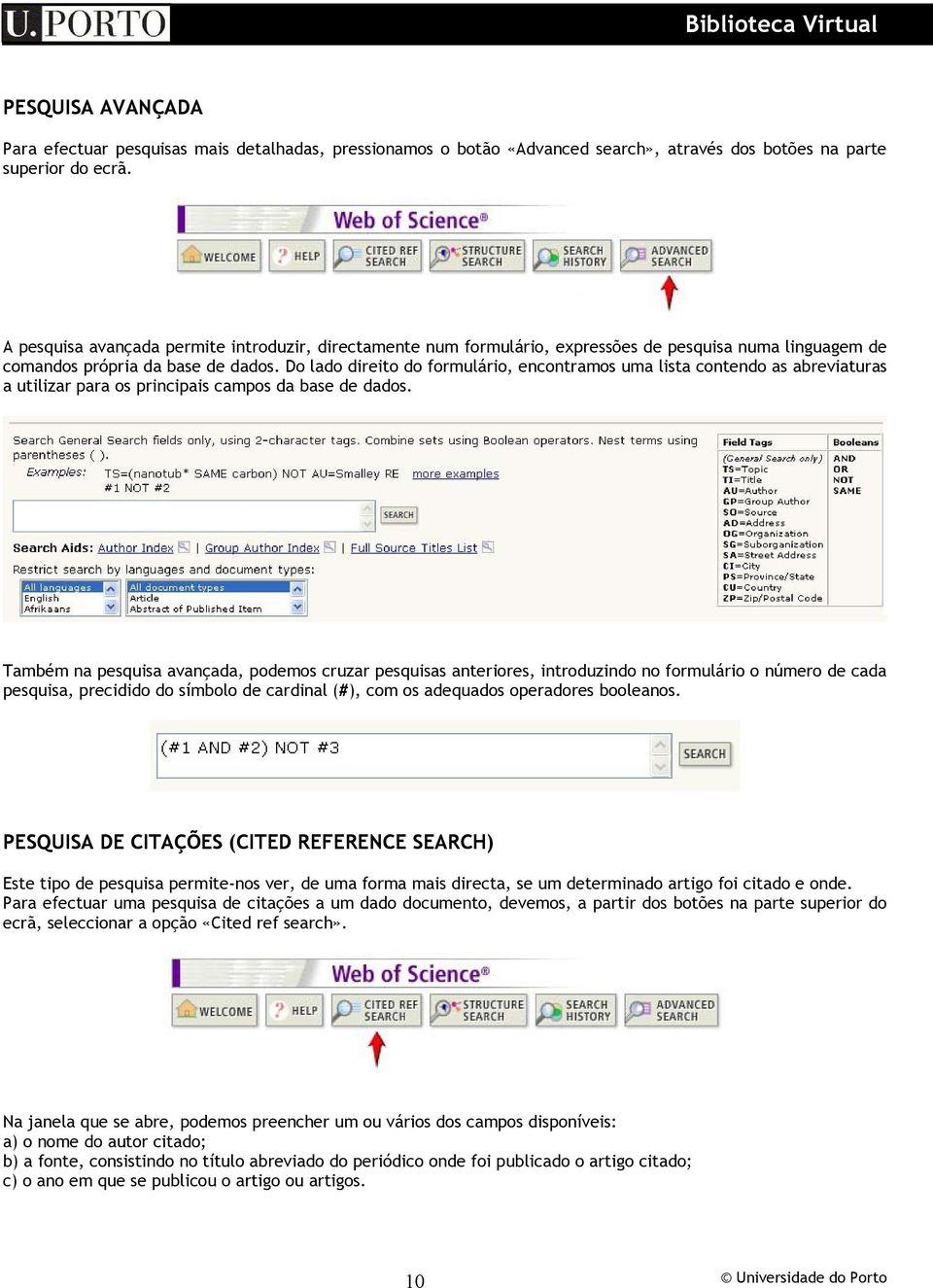 Do lado direito do formulário, encontramos uma lista contendo as abreviaturas a utilizar para os principais campos da base de dados.