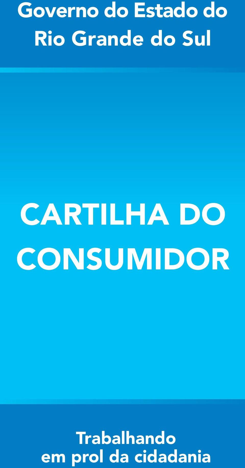 CARTILHA DO CONSUMIDOR