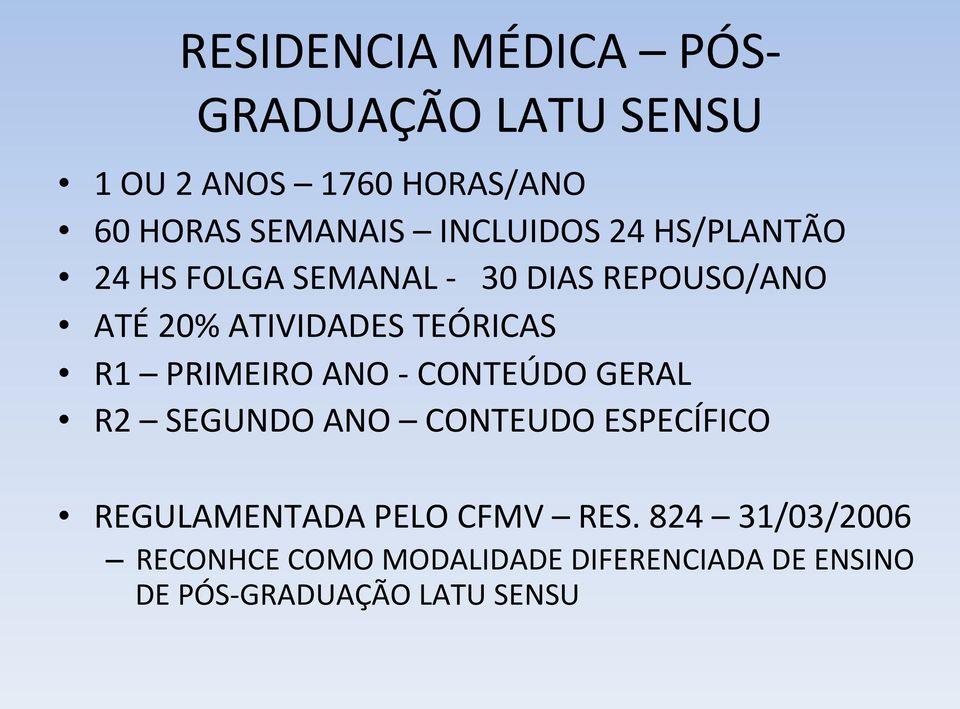 TEÓRICAS R1 PRIMEIRO ANO - CONTEÚDO GERAL R2 SEGUNDO ANO CONTEUDO ESPECÍFICO REGULAMENTADA