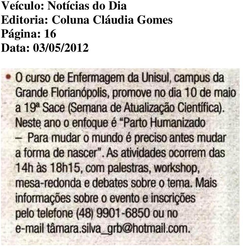 Cláudia Gomes