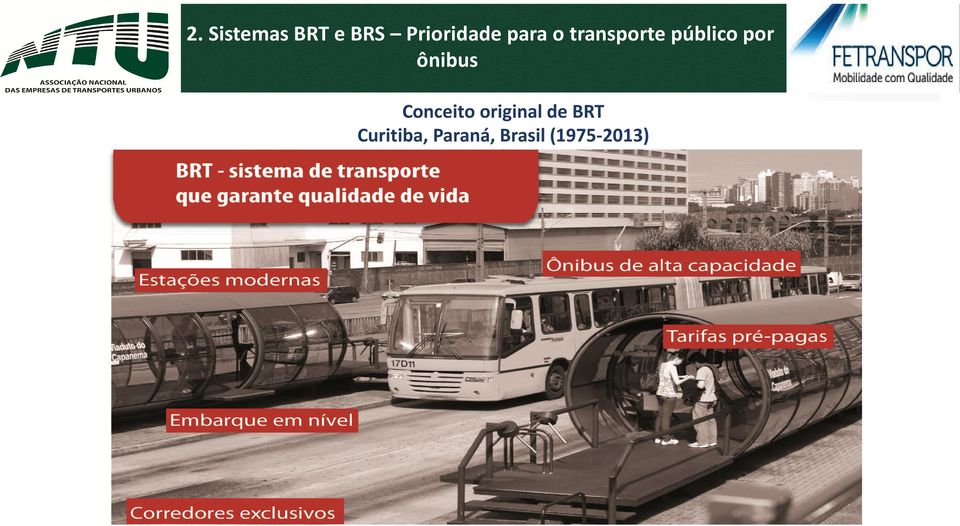 ônibus Conceito original de BRT
