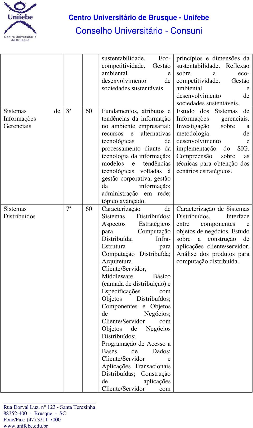 Invstigação sobr a mtodologia 8ª 60 Fundamntos, atributos tndências da informação no ambint mprsarial; rcursos altrnativas tcnológicas procssamnto diant da tcnologia da informação; molos tndências