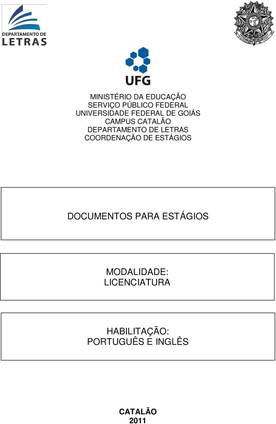 ESTÁGIOS DOCUMENTOS PARA ESTÁGIOS