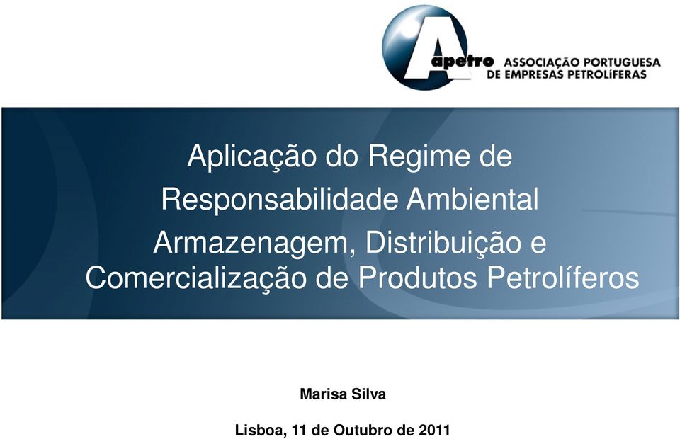 Comercialização de Produtos Petrolíferos