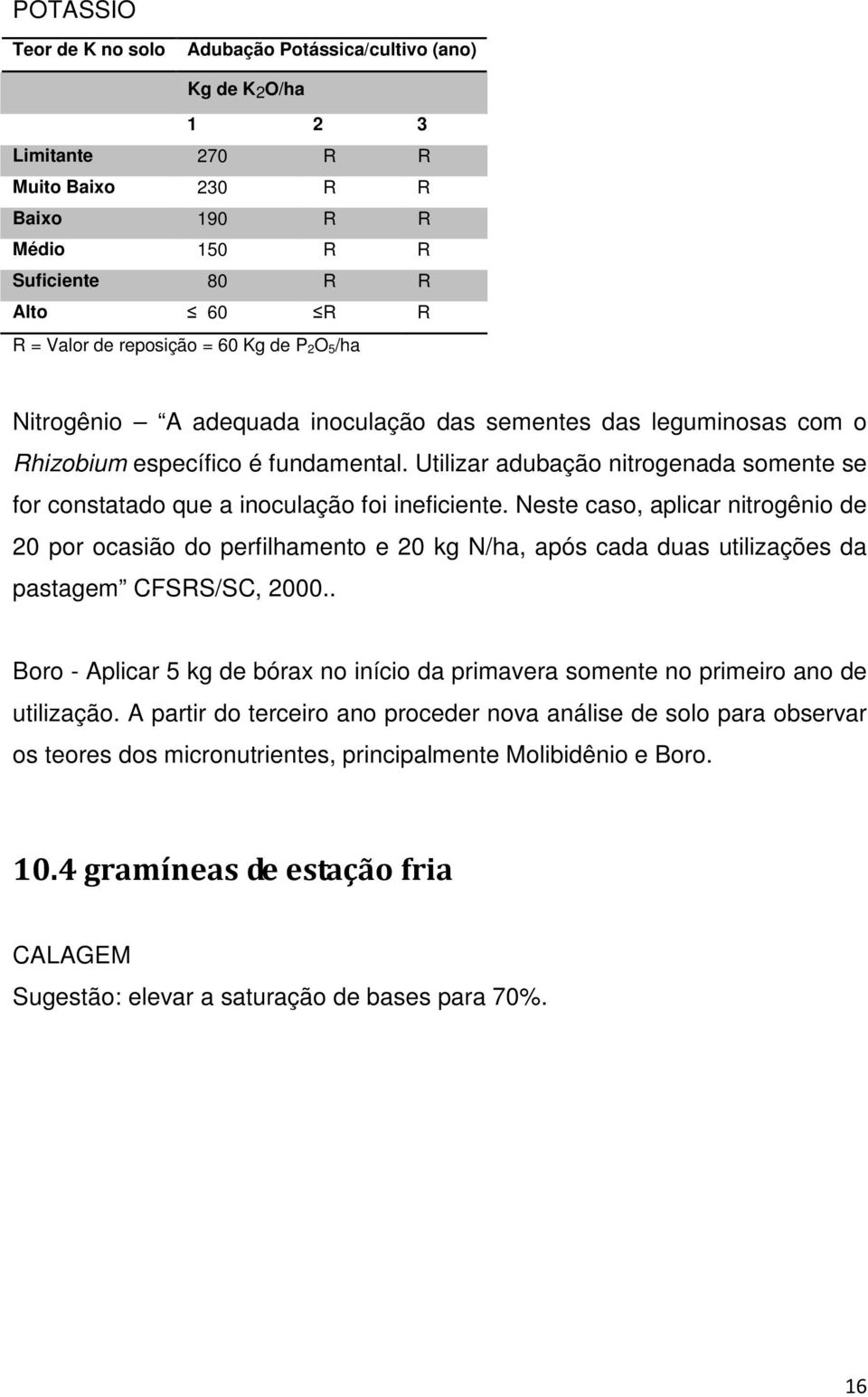 Utilizar adubação nitrogenada somente se for constatado que a inoculação foi ineficiente.