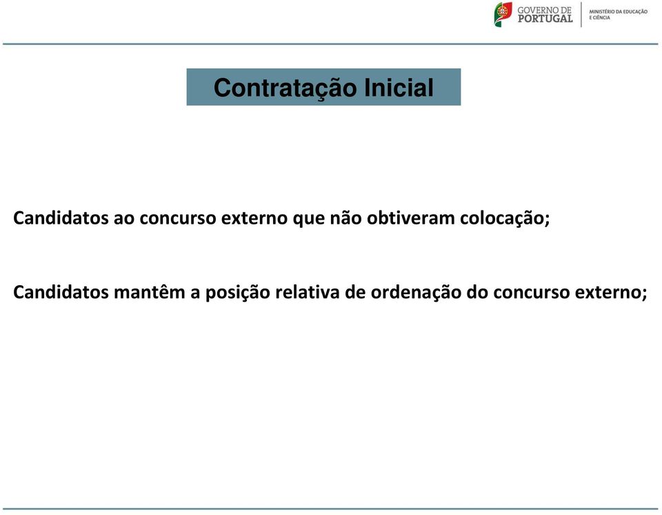 colocação; Candidatos mantêm a