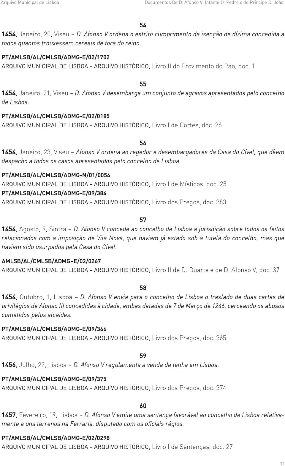 Afonso V desembarga um conjunto de agravos apresentados pelo concelho de Lisboa. PT/AMLSB/AL/CMLSB/ADMG-E/02/0185 ARQUIVO MUNICIPAL DE LISBOA ARQUIVO HISTÓRICO, Livro I de Cortes, doc.