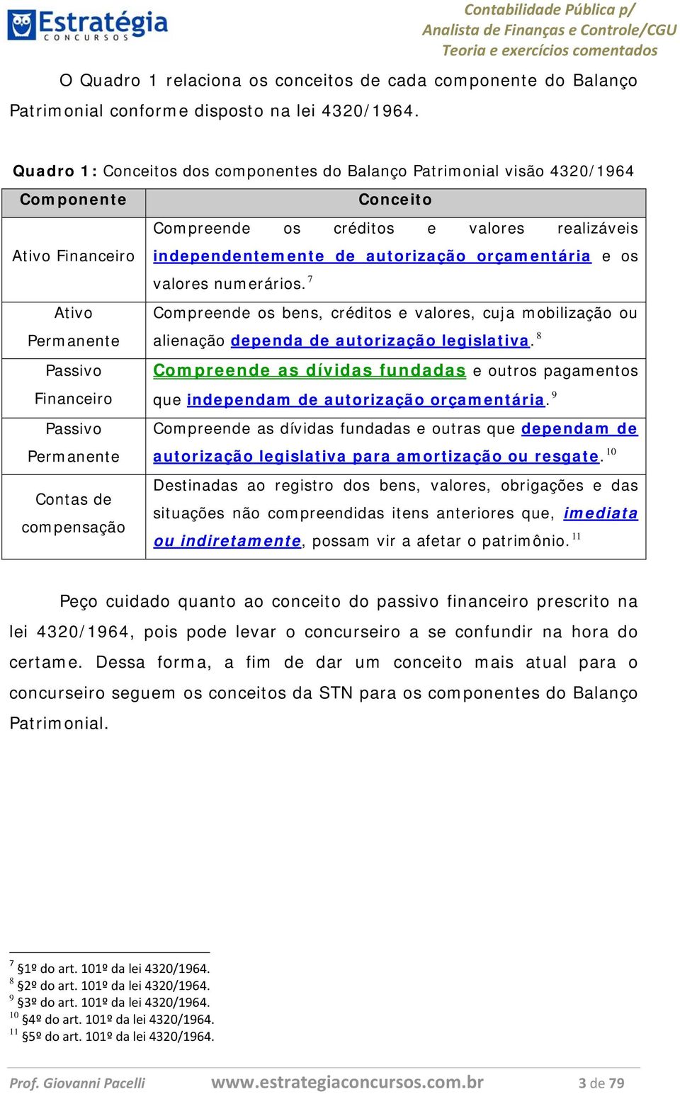 os créditos e valores realizáveis independentemente de autorização orçamentária e os valores numerários.