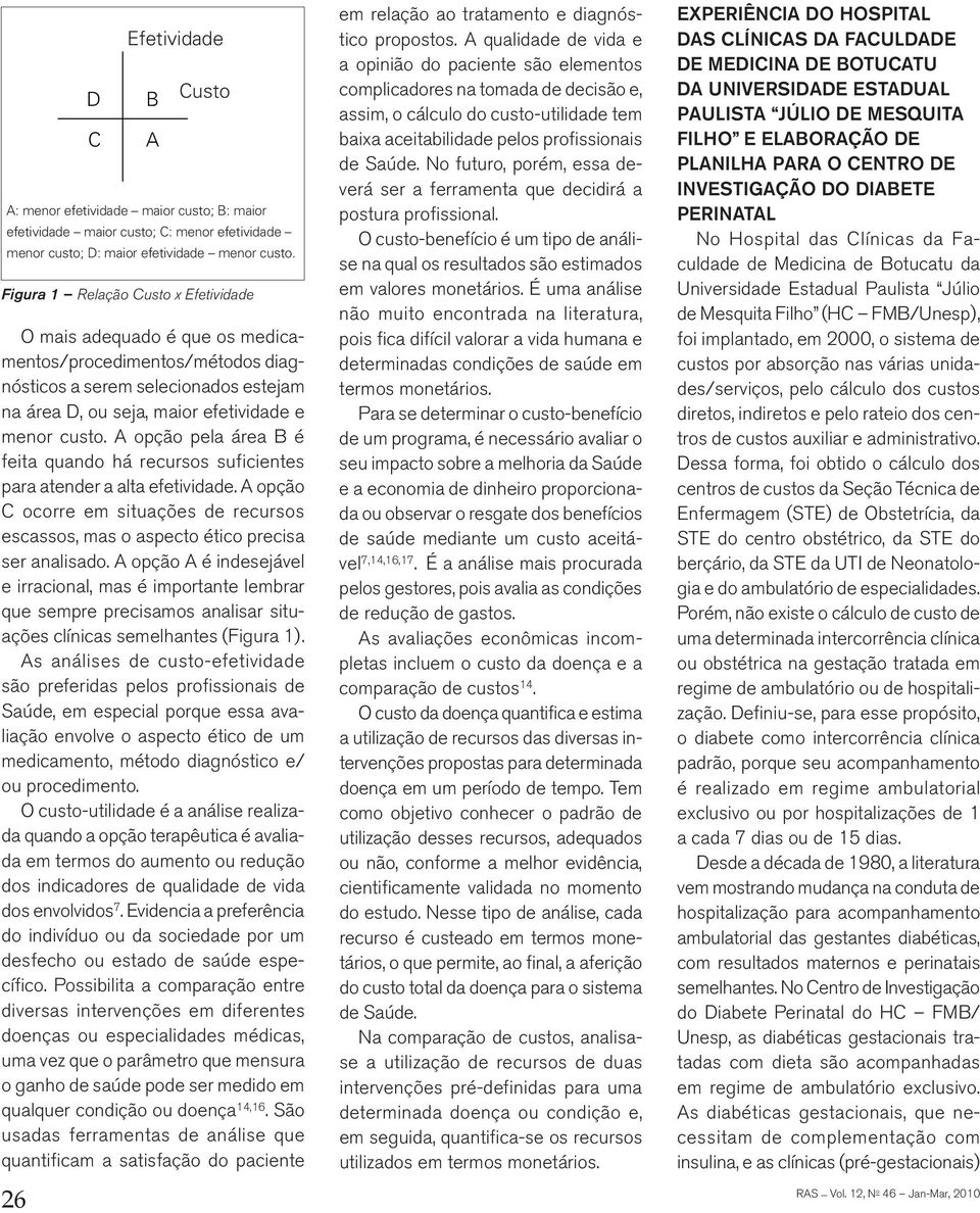 A opção A é indesejável e irracional, mas é importante lembrar que sempre precisamos analisar situações clínicas semelhantes (Figura 1).