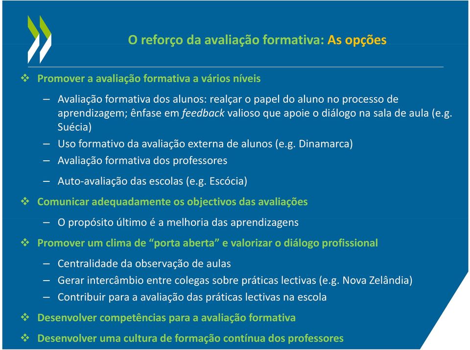 na sala de aula (e.g.