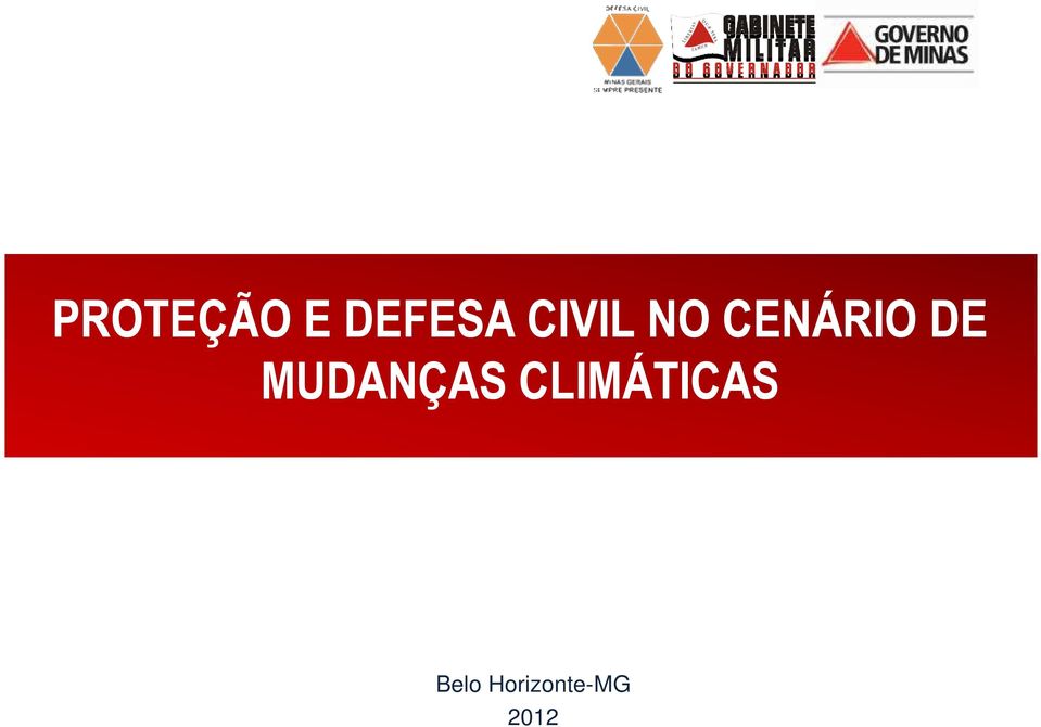 MUDANÇAS CLIMÁTICAS