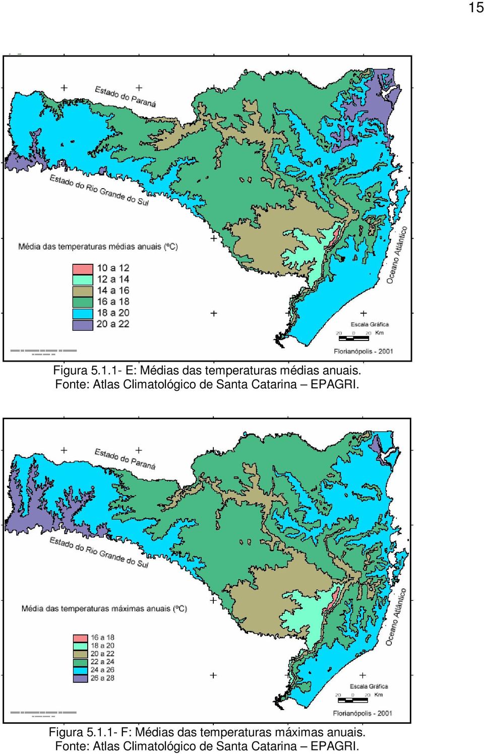 Figura 5.1.1- F: Médias das temperaturas máximas anuais.