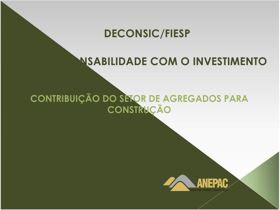 INVESTIMENTO CONTRIBUIÇÃO