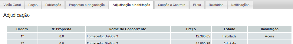 Adjudicação e Habilitação Entidade Adjudicante Conclusão Seguidamente o júri pode habilitar o