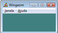 Utilização do Software Wingeom no Ensino 4 3- Recursos Gerais do Wingeom - Geometria Euclidiana Plana (2-dim) - Geometria Euclidiana Espacial (3-dim) - Geometria Hiperbólica - Geometria Esférica -