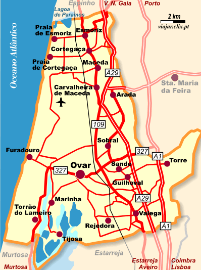 3. Área Geográfica de Influência Regulamento Interno A Unidade de Saúde Familiar Alpha irá situar-se nas freguesias de Válega e São Vicente Pereira, no concelho de Ovar, distrito de Aveiro.