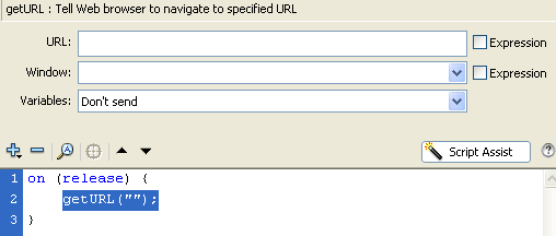 3. No URL vais escrever o caminho da página do site que se prentende (http://www.lynda.com); 4. Em Window vai aparecer vários modos para aparecer a nova página.