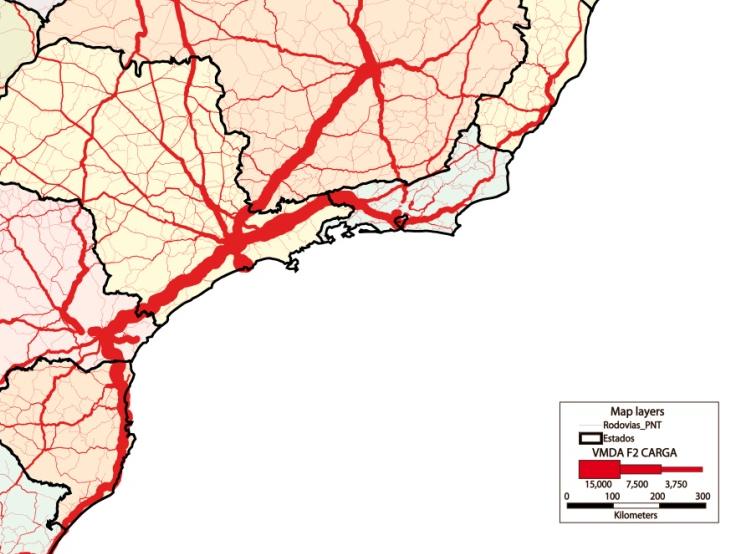 Definição de Trechos Prioritários Localização dos Postos de