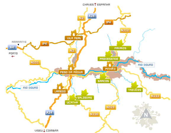 A rede das Aldeias Vinhateiras teve início no ano 2001, no âmbito da AIBIT do Douro, cofinanciada pelo FEDER em prol da requalificação, revitalização e a consolidação do território, dirigido à