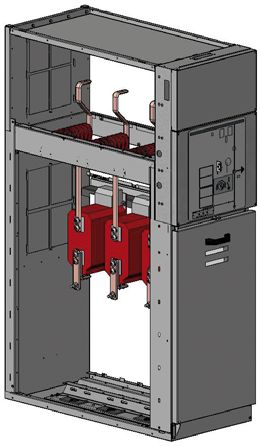 DRC Unidade de elevação Unidades disponíveis nas larguras 375 mm e 500 mm. Para ligar os cabos diretamente aos barramentos, está disponível uma unidade de elevação direta.